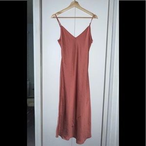 Aritzia Wilfred slip maxi dress in size small